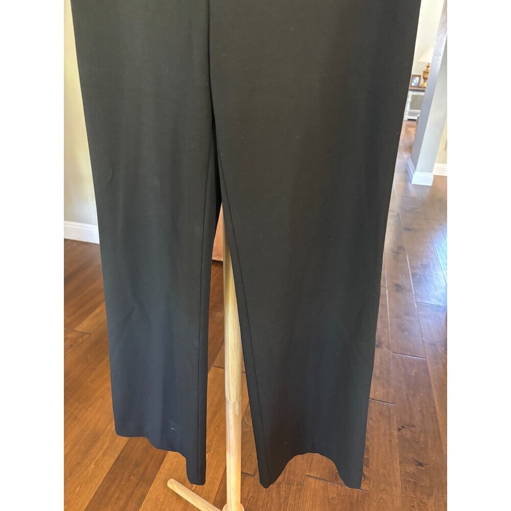 bebe Black Bootcut Flare Trousers Size 2 Mid Rise 90s Minimalist Dress Pants - Picture 4 of 12